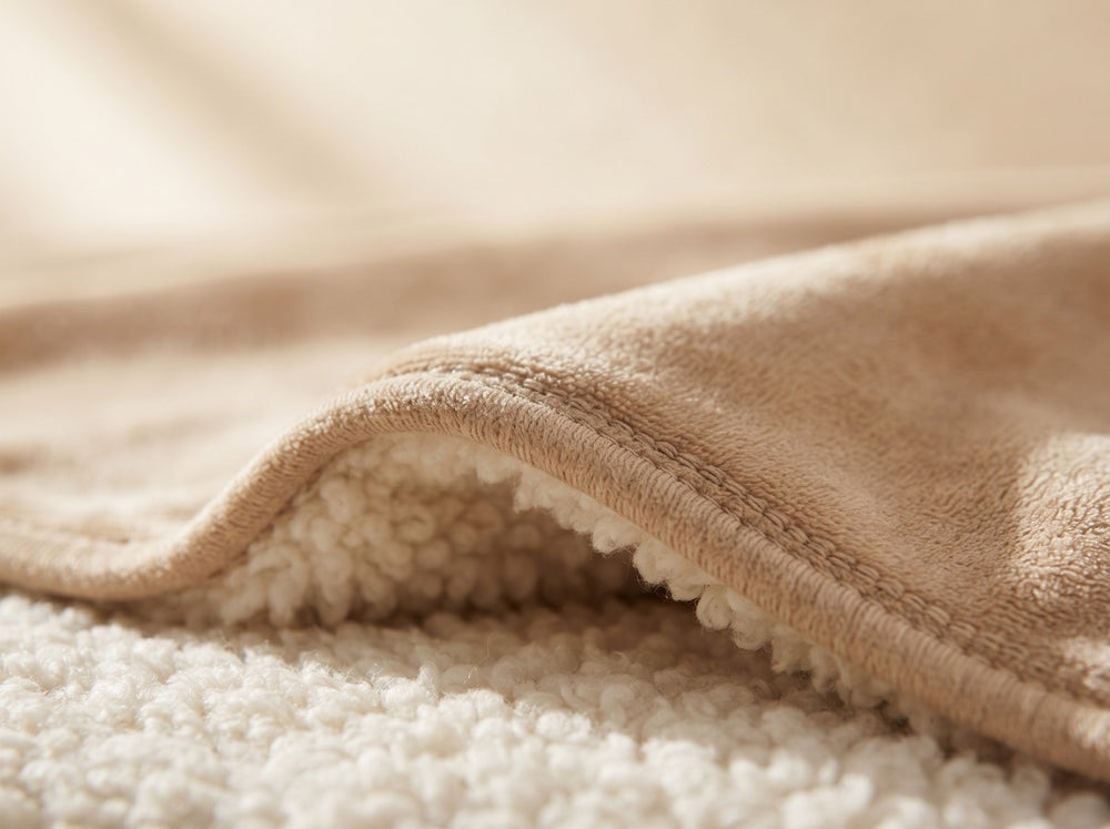 Smooth one side. Cosy the other.