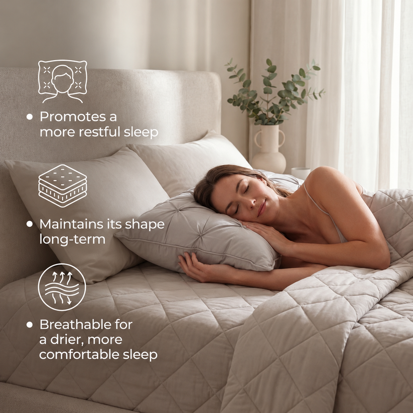 SoftCloud® Pillow – Hypoallergenic Premium Comfort Pillow