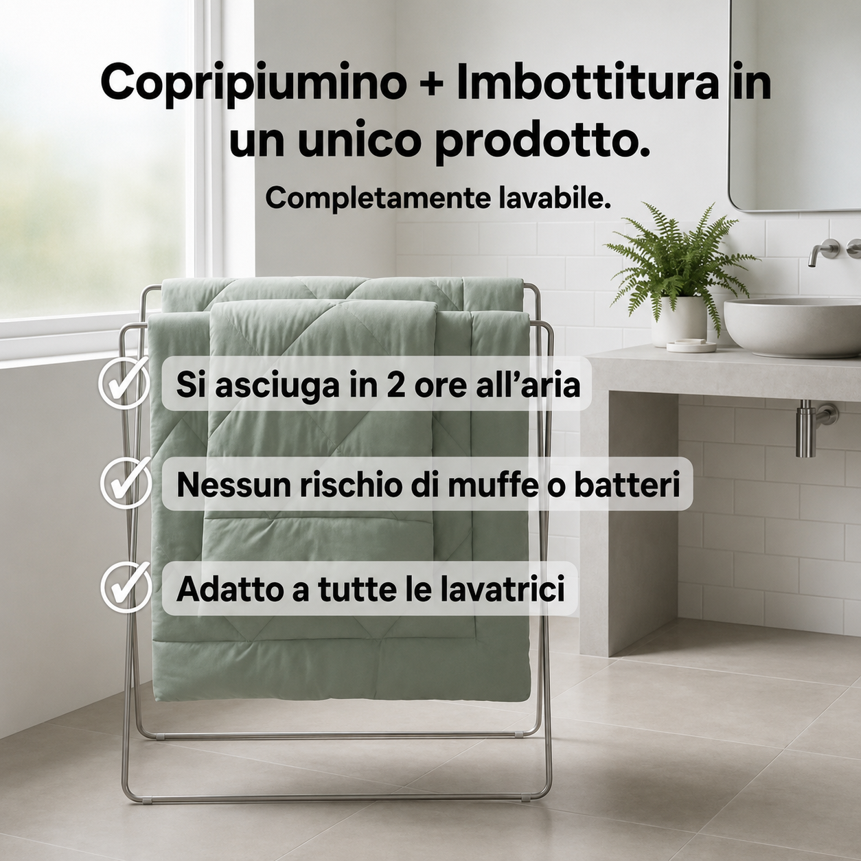 Piumino EasySleep® – Il 2 in 1 per notti perfette