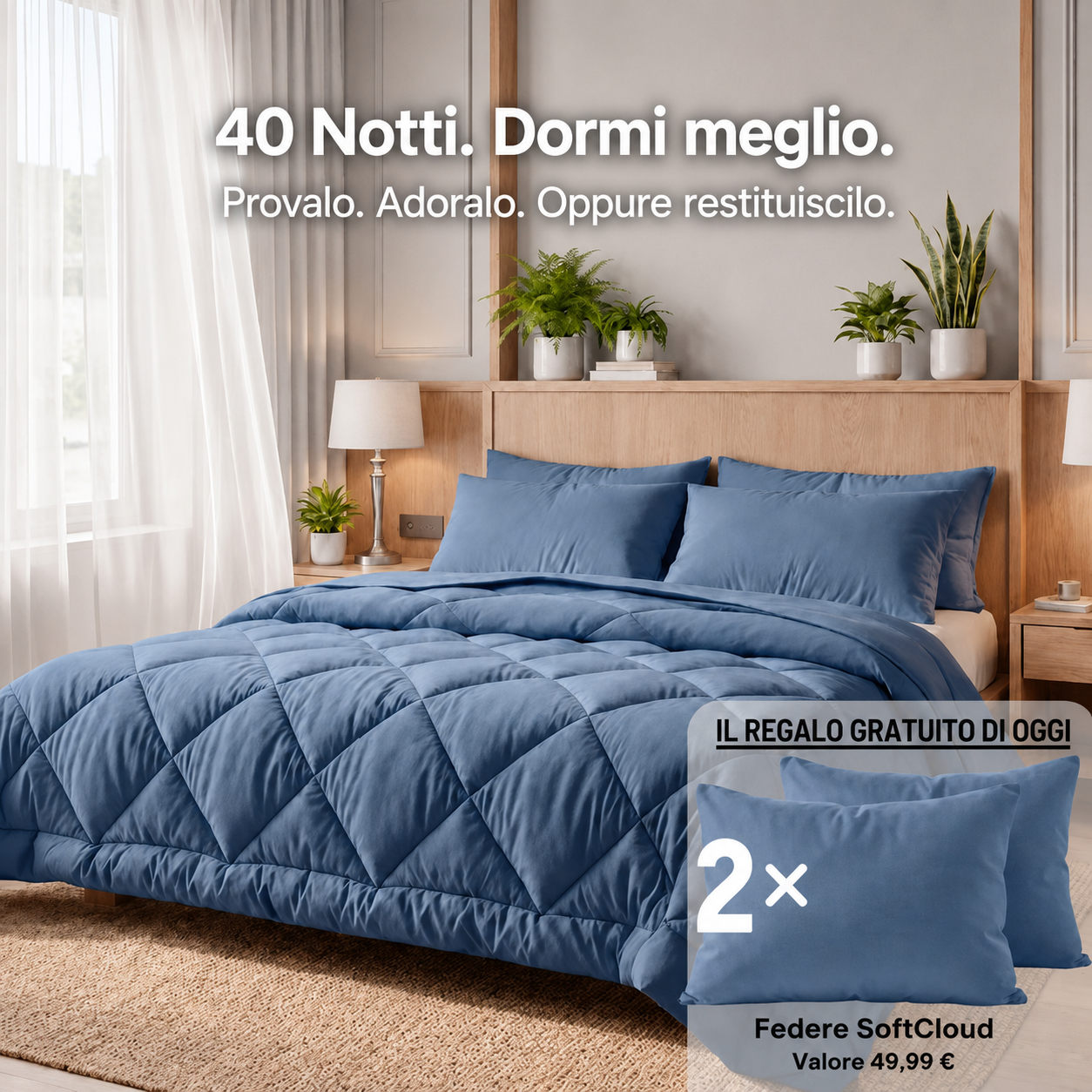 Piumino EasySleep® – Il 2 in 1 per notti perfette