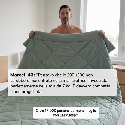 Piumino EasySleep® – Il 2 in 1 per notti perfette