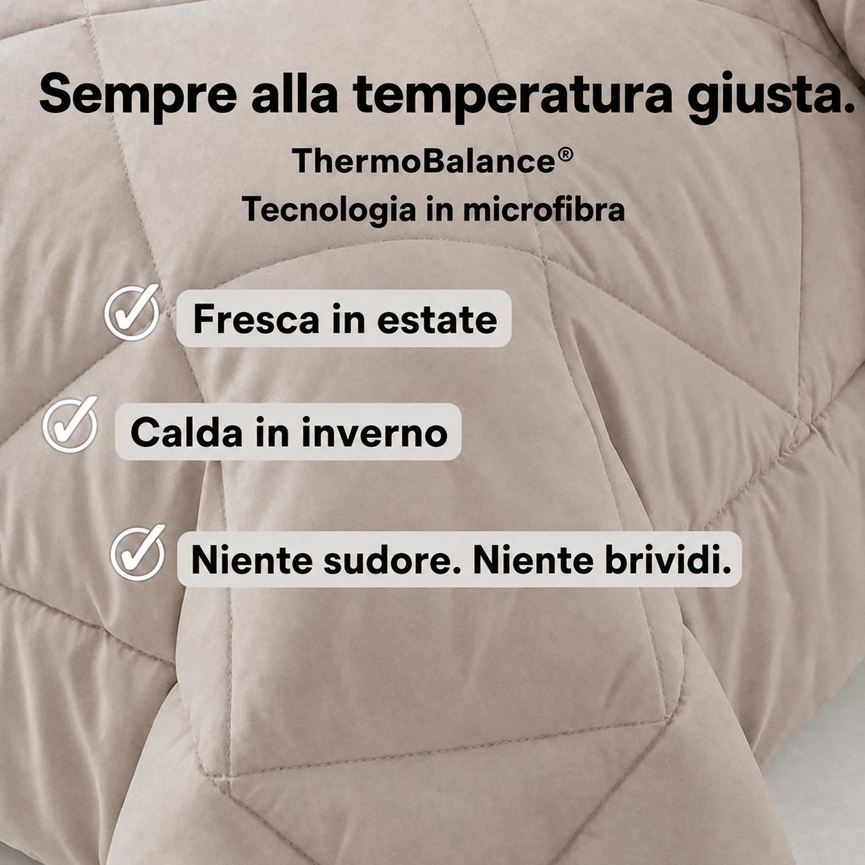 Piumino EasySleep® – Il 2 in 1 per notti perfette